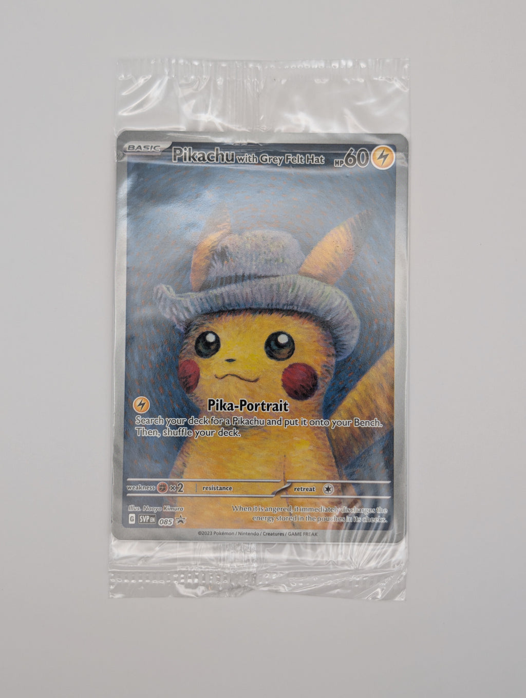 Pikachu with Grey Felt Hat (SVP 085)