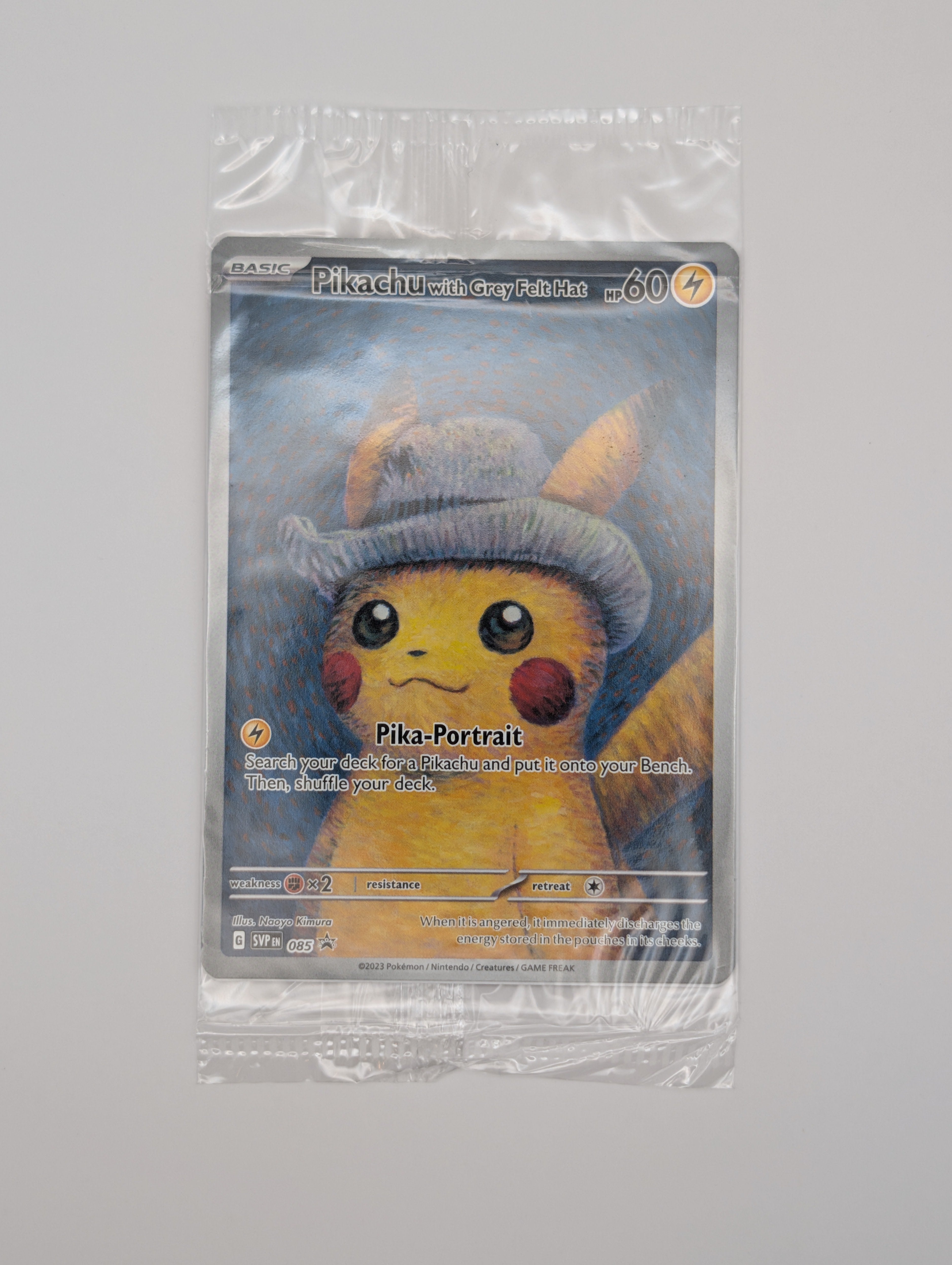 Pikachu with Grey Felt Hat (SVP 085)